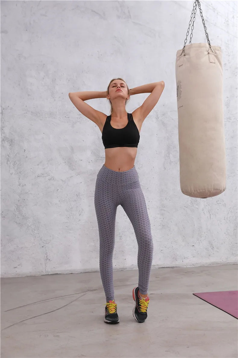 Legging Push Up Feminina – Cintura Alta, Scrunch e Efeito Bumbum