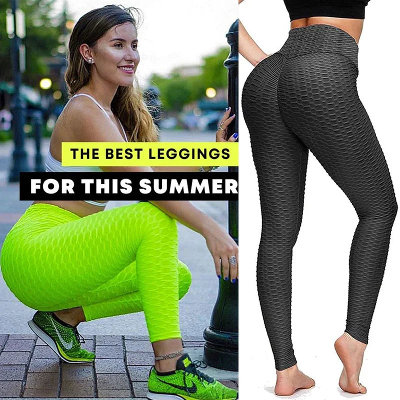 Legging Push Up Feminina – Cintura Alta, Scrunch e Efeito Bumbum