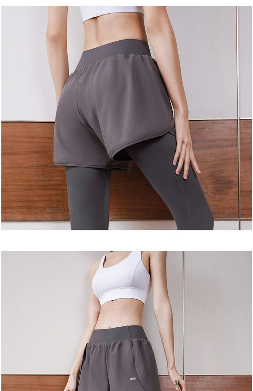 Women Running Leggings With Pocket Elastic Waistband Workout Yoga Pants Training Biker Gym Sports Pants Fitness Gym Sportswear